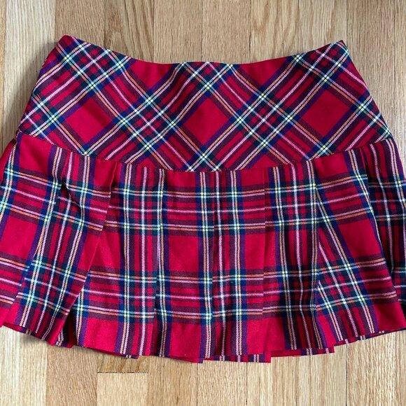 Vintage Forever 21 Plaid Pleated Skirt - Picture 2 of 4